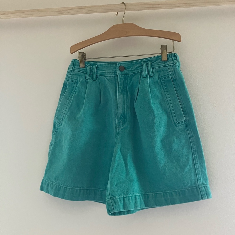 Vintage cotton Teal Women's Shorts size 8 petite